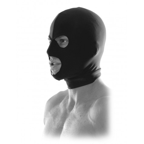 Черная маска на голову Spandex Hood