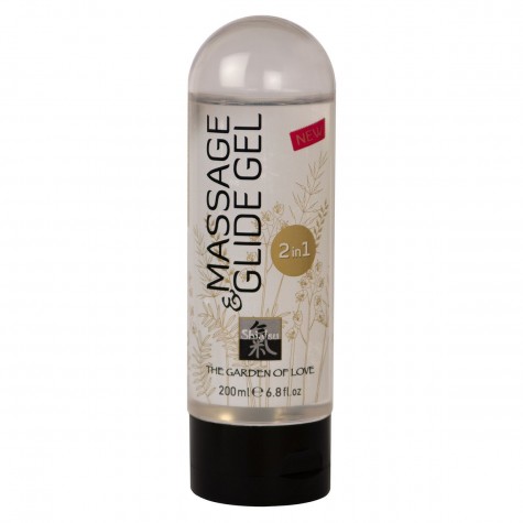 Массажное масло и лубрикант Massage & Glide Gel - 200 мл.