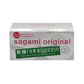 Ультратонкие презервативы Sagami Original 0.02 - 12 шт.